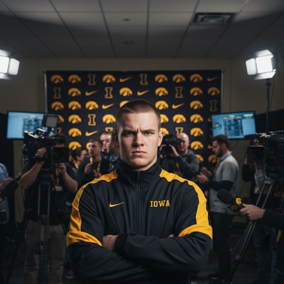 Nike Other - Iowa Nike Black and Yellow Storm-FIT Jacket 🤼♂️🏃🐤